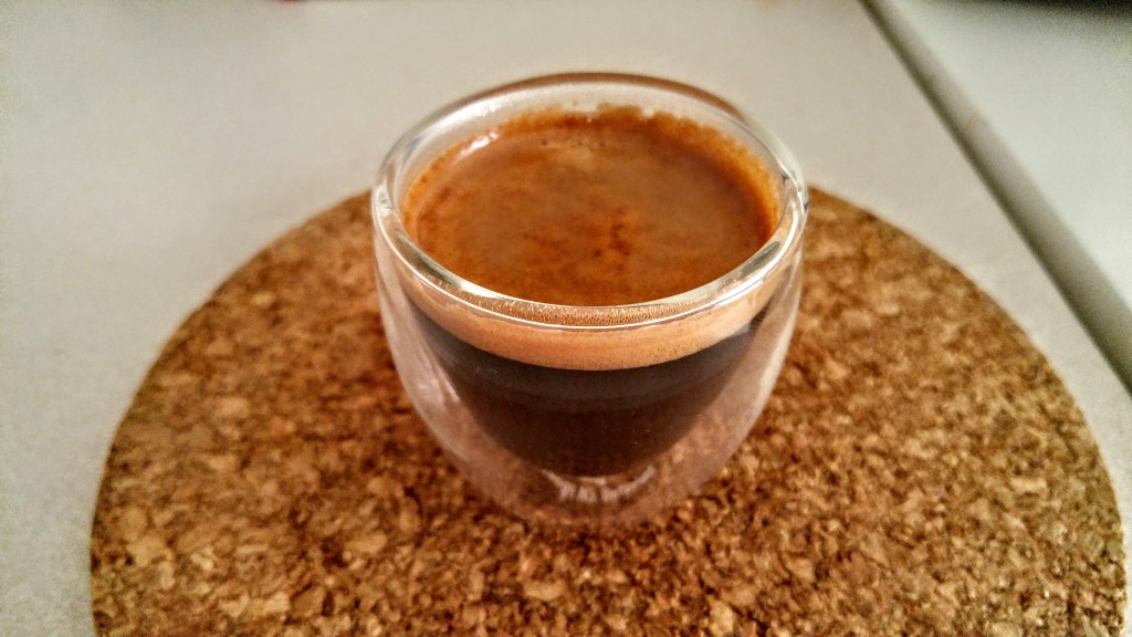 Espresso Shot in bodum cup